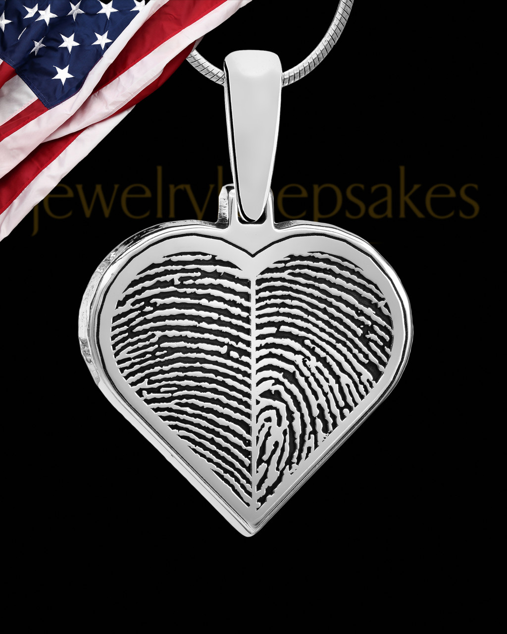 Sterling Silver Always in My Heart Engravable Necklace - Clothed with Truth